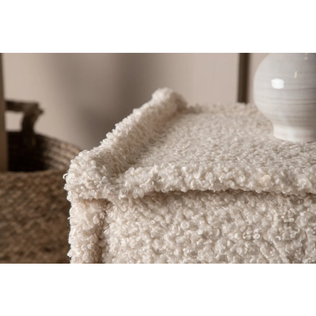 Nest living Quinty bouclé poef 40 x 40 cm 2922568 large