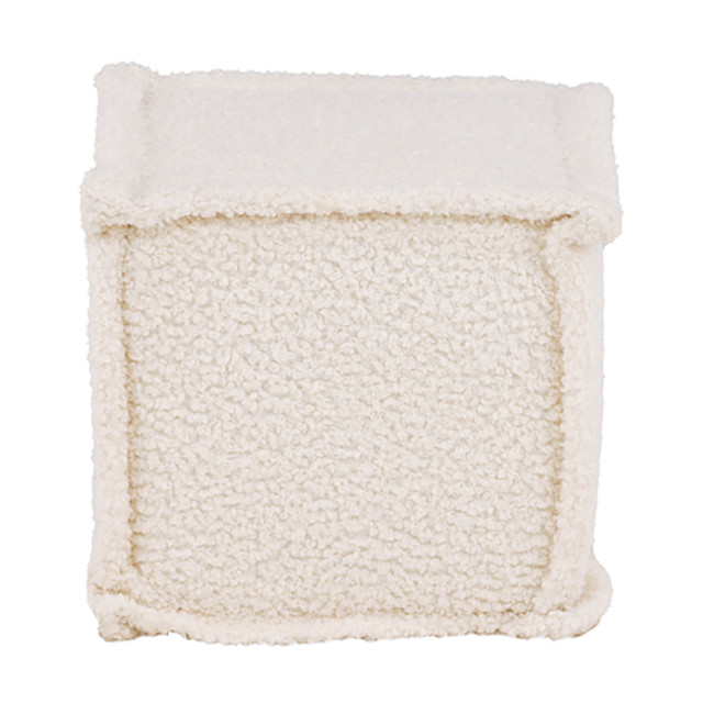 Nest living Quinty bouclé poef 40 x 40 cm 2922568 large