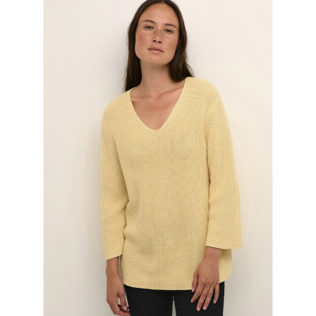 KAFFE Kamerian pull 10508397 yellow 10508397 geel large