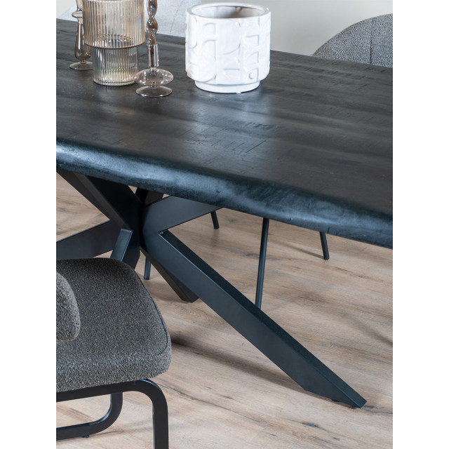 Home67 Eettafel arvu 240 cm mangohout spinpoot 2814772 large