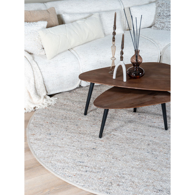 Veer Carpets Vloerkleed stone donker 417 rond ø160 cm 2827162 large