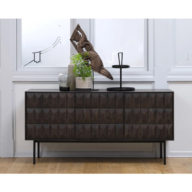 Olivine Vanja houten sideboard donker 160 x 45 cm 2418613 large