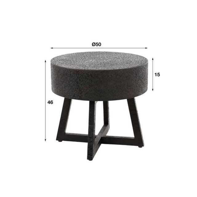 Hoyz salontafel d50 bulky ferro ferro metallic 2917026 large