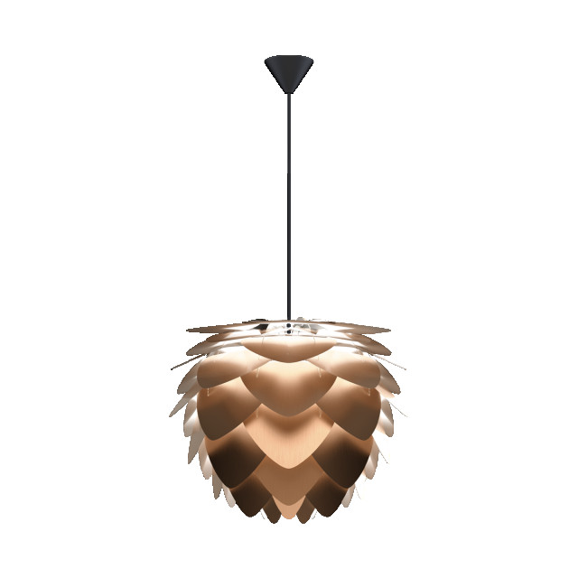 Umage Aluvia medium hanglamp brushed bronze met koordset zwart Ø 59 cm 2925076 large