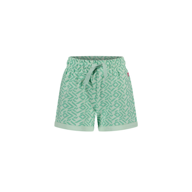 MAYCE Meisjes sweat short mint aop MY402-5605-902 large