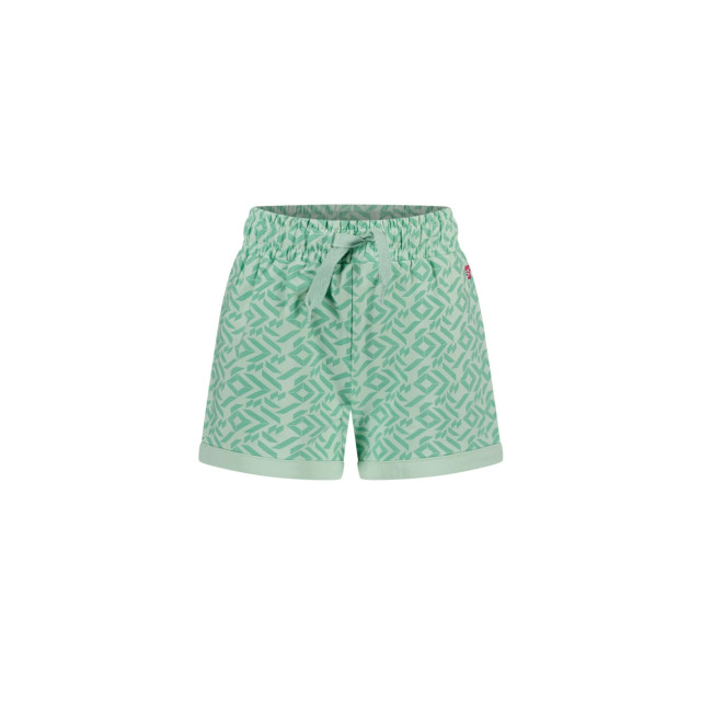 MAYCE Meisjes sweat short mint aop MY402-5605-902 large