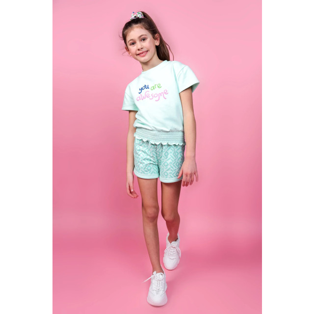 MAYCE Meisjes sweat top mint MY402-5302-303 large