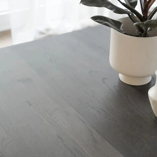 Rowico Home Filippa uitschuifbare eettafel donker Ø120 cm 2430618 large