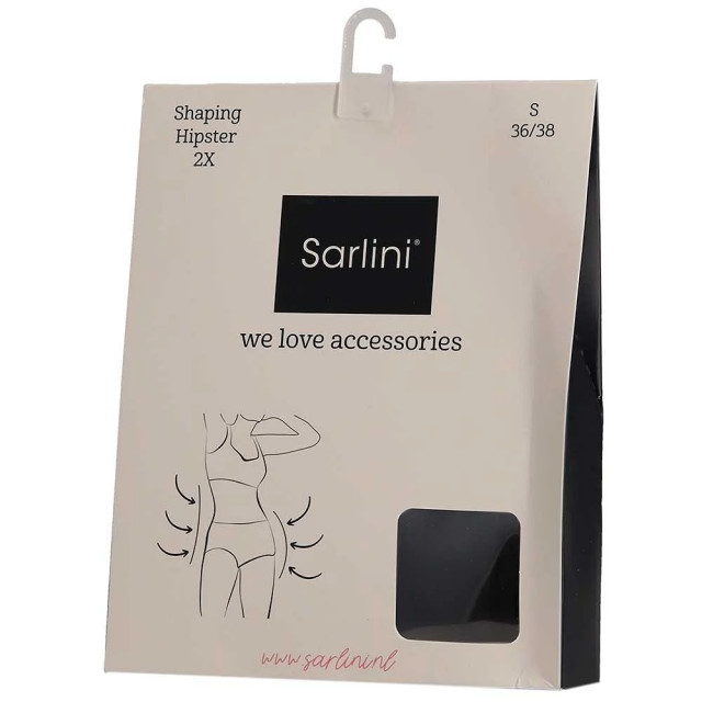 Sarlini Dames corrigerende hipster naadloos 2-pack 000161183001-Zwart large