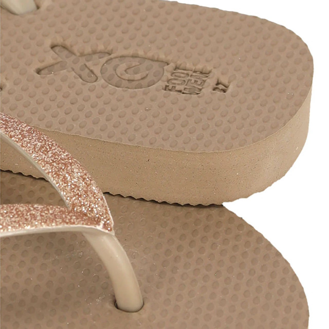 XQ Xq dames teenslippers glitters taupe 123992001-TAUPE large