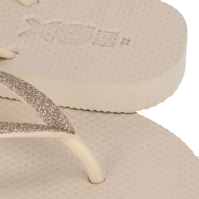 XQ Xq dames teenslippers glitters beige 123992001-SAND large