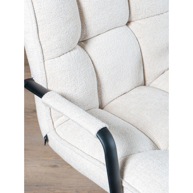 Home67 Fauteuil dorus arm bouclé naturel 2925330 large