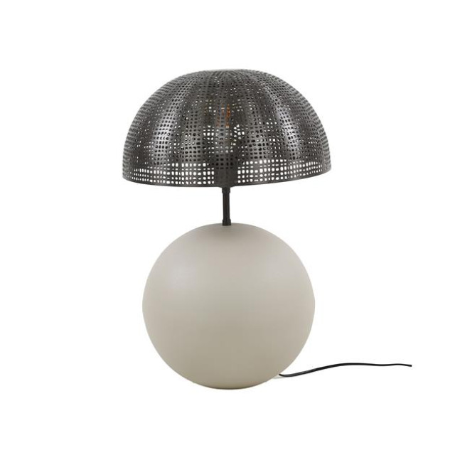 Hoyz tafellamp 1l sphere natural l natural grey 2917041 large