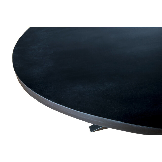 Livingfurn eetkamertafel kala oval spider 180 cm mangohout / gecoat staal 2926183 large