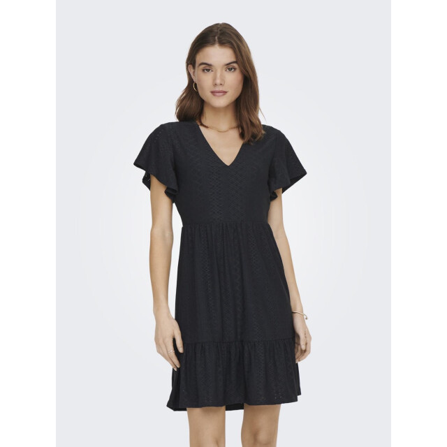 Only Onlsandra ss v-neck dress jrs navy 4409.37.0061 large
