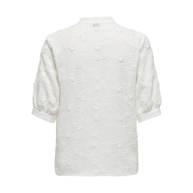 Only Onlalice emb ss shirt wvn cs off-white 4382.02.0209 large