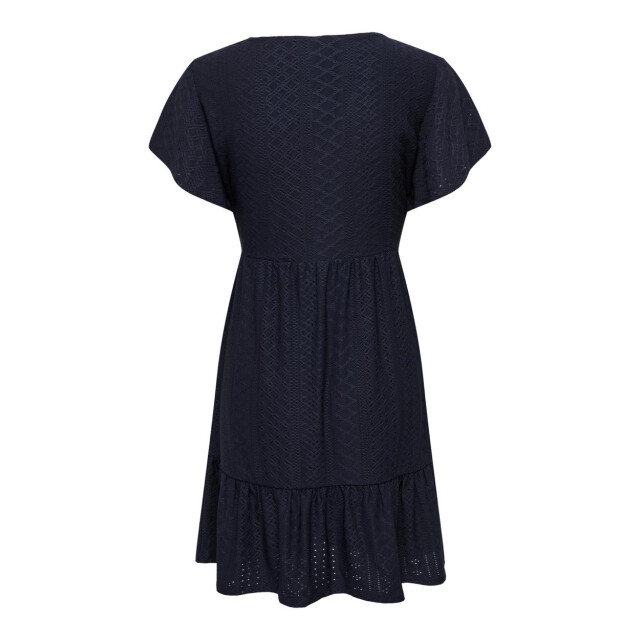 Only Onlsandra ss v-neck dress jrs navy 4409.37.0061 large