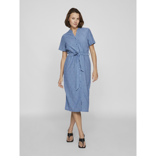Vila Videlea v-neck ss midi dressrvol raf 4429.33.0047 large