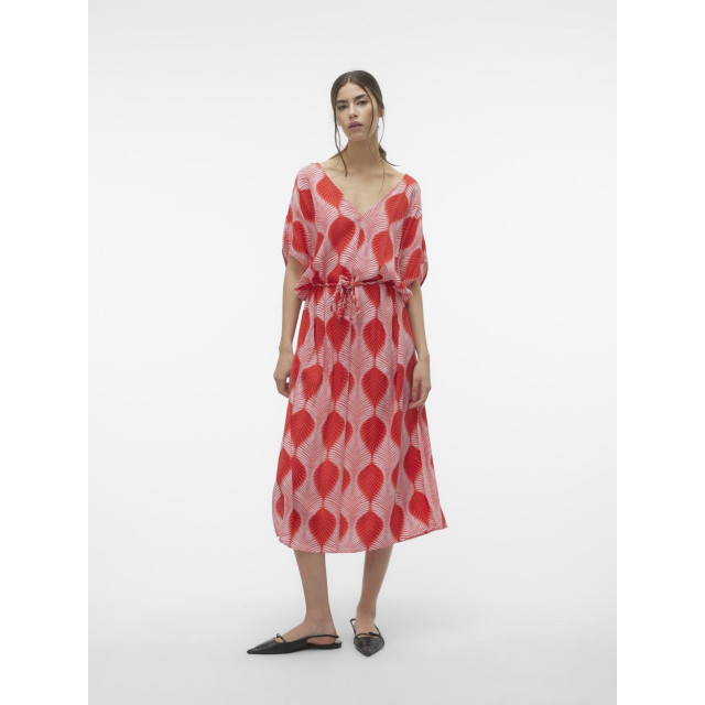 Vero Moda Vmtula olga ss 78 dress wvn ga dessin 4419.49.0009 large