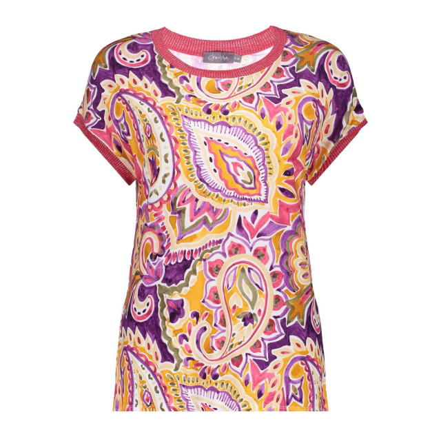 Geisha T-shirt aop fancy rib dessin 4382.59.0003 large