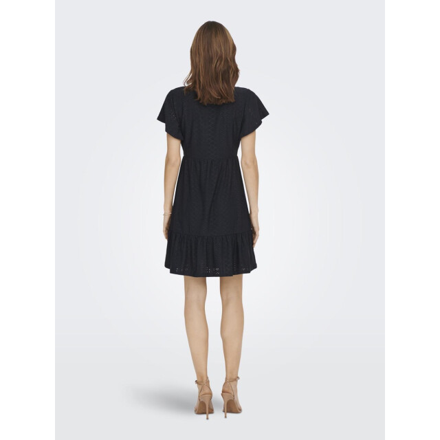Only Onlsandra ss v-neck dress jrs navy 4409.37.0061 large