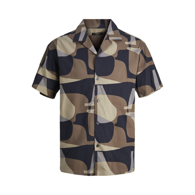 Jack & Jones Jprblacarnaby print resort shirt s dessin 5319.79.0010 large