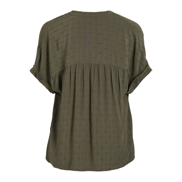 Vila Viyarina v-neck ss top olijf 4382.22.0057 large