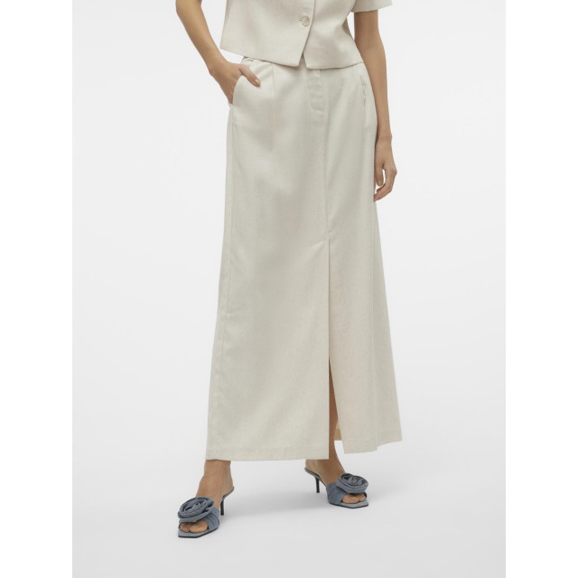 Vero Moda Vmflorence hw long linen skirt beige 4479.05.0001 large