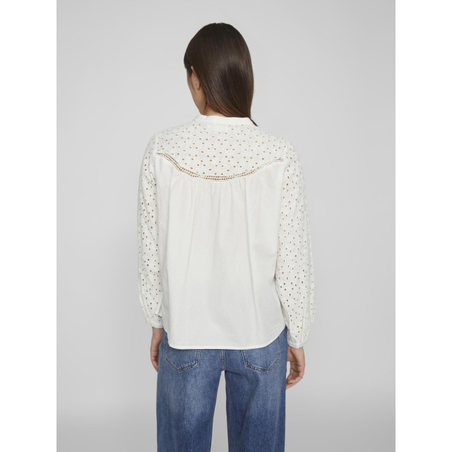 Vila Viwasa o-neck ls embroidery top ecru 4389.03.0049 large