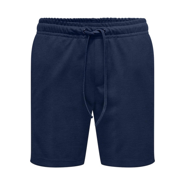 Only & Sons Onskian reg seersucker shorts navy 5159.37.0078 large