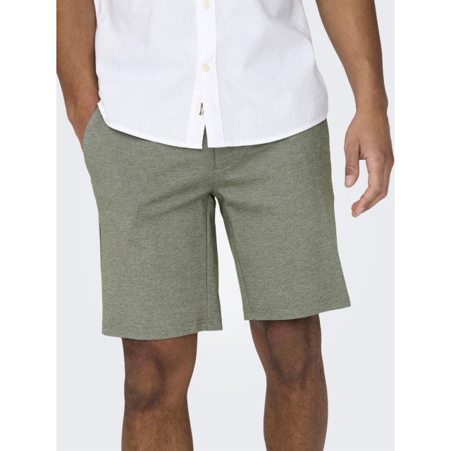 Only & Sons Onsmark 0209 melange shorts noos olijf 5159.22.0020 large