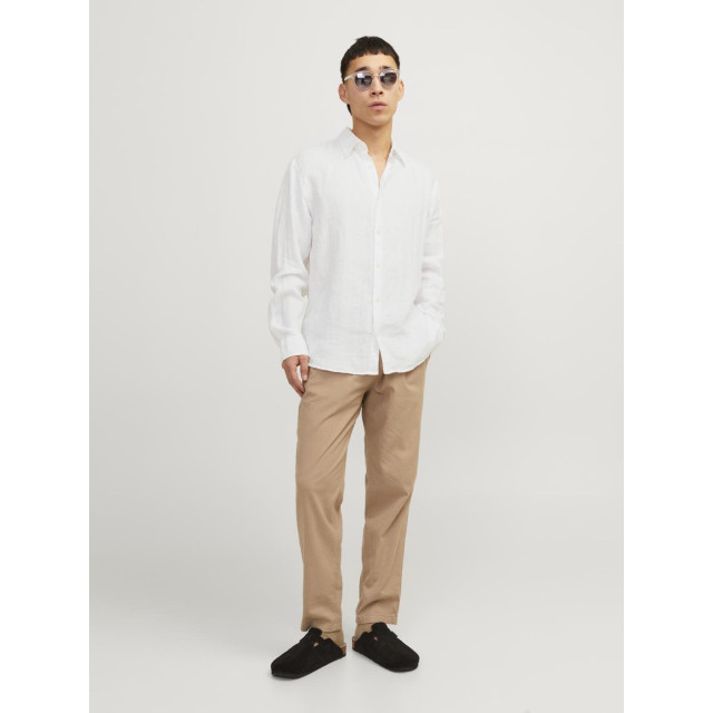 Jack & Jones Jprcclawrence linen shirt ls sn off-white 5309.02.0117 large