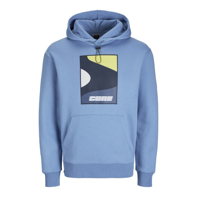 Jack & Jones Jcofast print sweat hood smu licht 5209.31.0017 large