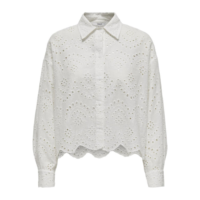 Only Onlvalais ls shirt wvn noos off-white 4309.02.0137 large