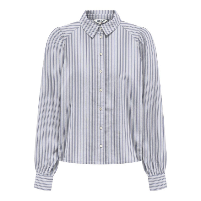 Only Onlcaro ls linen bl puff shirt cc dessin 4309.09.0034 large