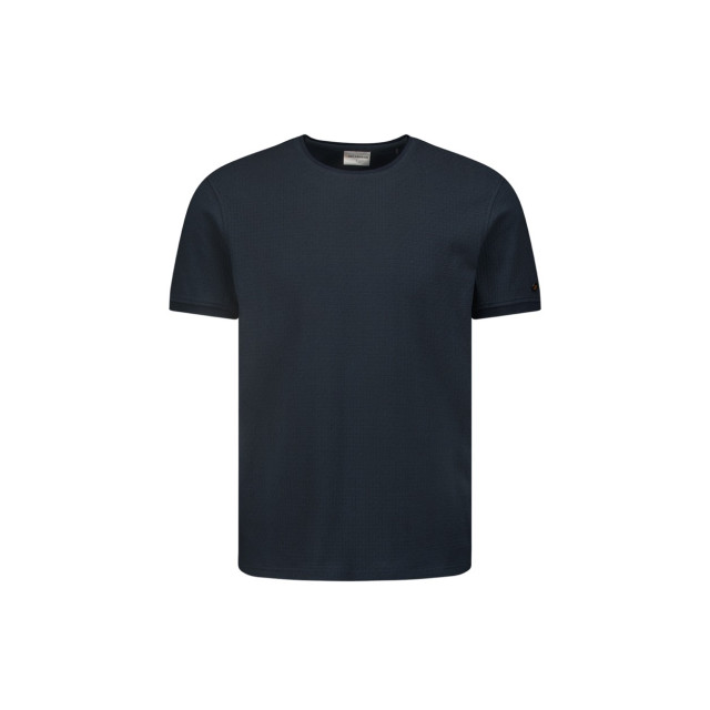 No Excess T-shirt crewneck solid jacquard navy 5339.37.0230 large