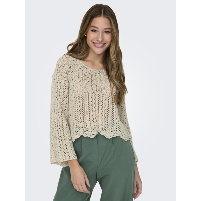 Only Onlnola life 34 pullover knt noos beige 4219.05.0114 large