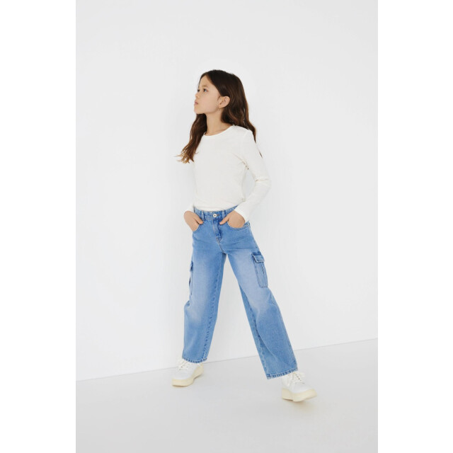 Only Kogharmony wide cargo carrot pim no blue denim 2109.35.0004 large