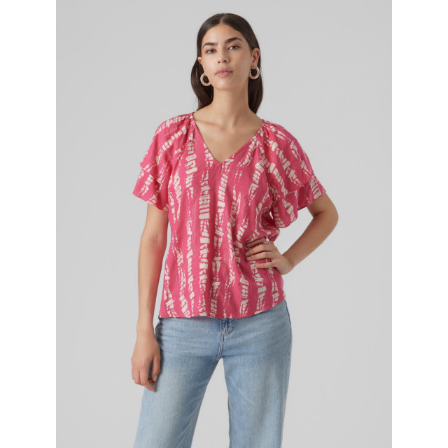 Vero Moda Vmcevi ss top wvn lcs dessin 4382.69.0037 large