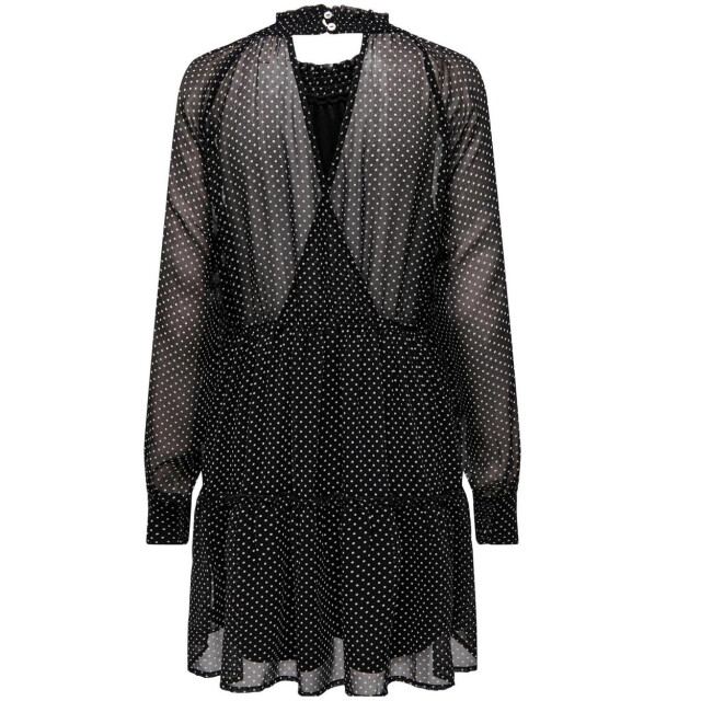 Only Onlisabella ls short highneck dress dessin 4409.89.0334 large