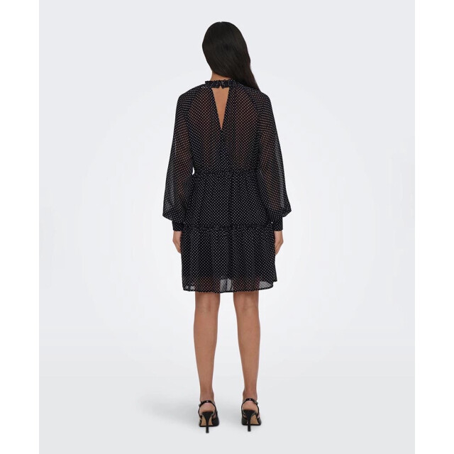 Only Onlisabella ls short highneck dress dessin 4409.89.0334 large