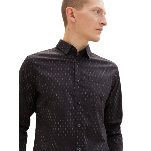 Tom Tailor Fitted printed strech shirt dessin 5309.89.0022 large