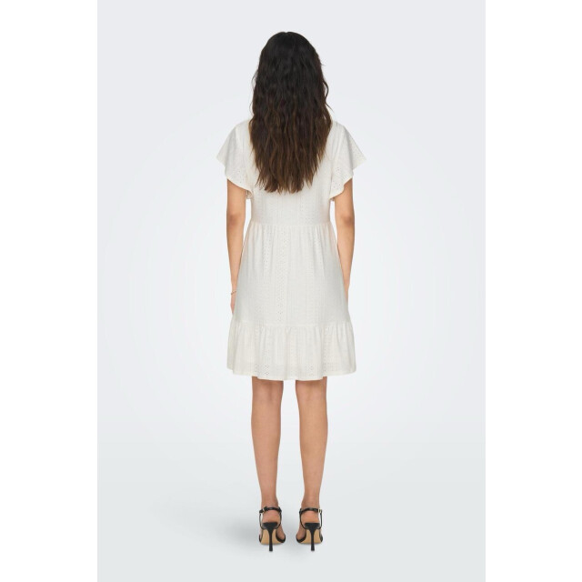 Only Onlsandra ss v-neck dress jrs off-white 4409.02.0044 large