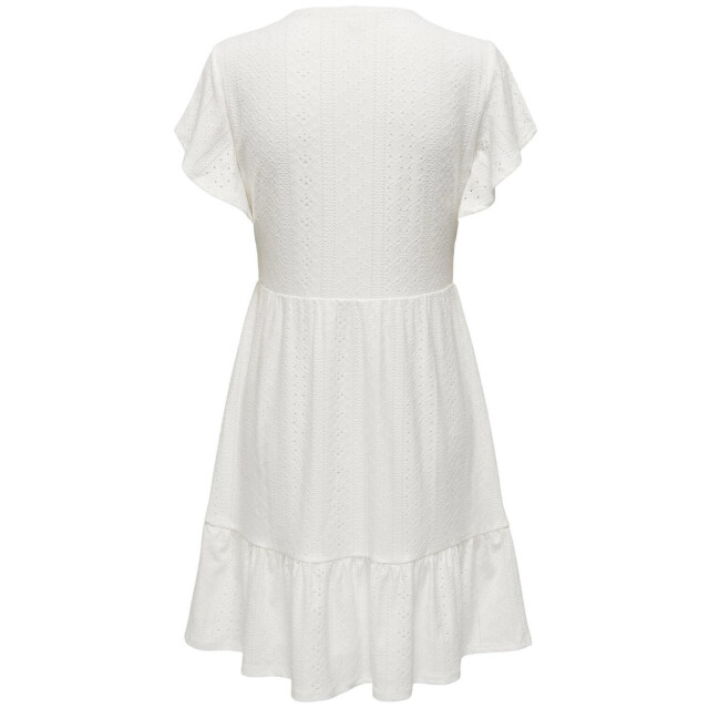 Only Onlsandra ss v-neck dress jrs off-white 4409.02.0044 large