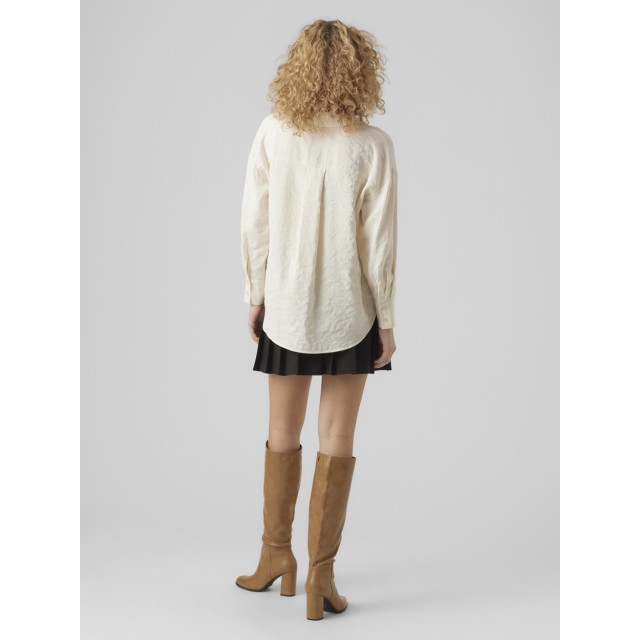 Vero Moda Vmqueeny ls oversize shirt wvn ga n beige 4309.05.0009 large