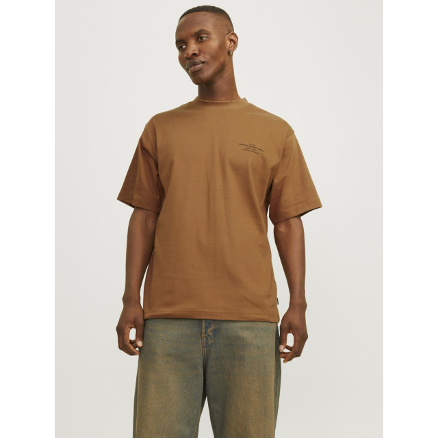 Jack & Jones Jprblachad branding ss crew neck te camel 5339.76.0016 large