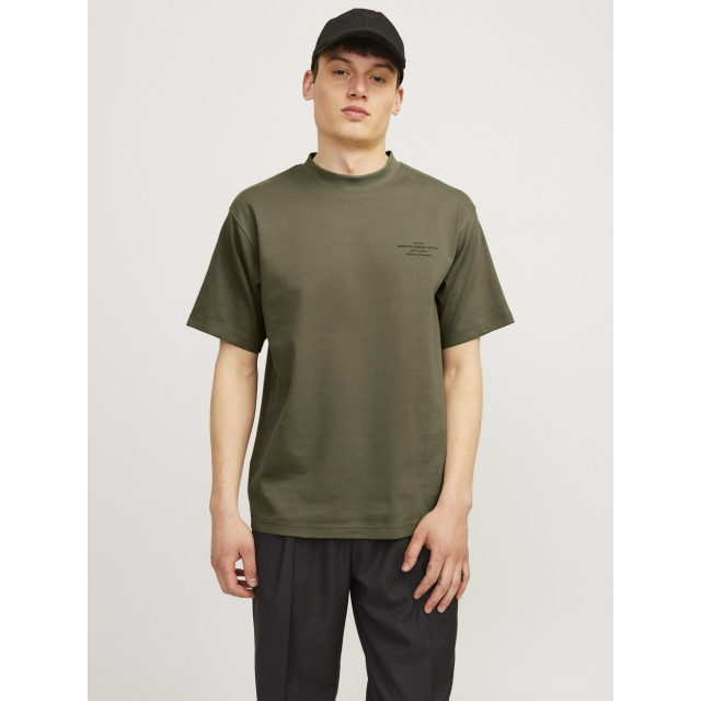 Jack & Jones Jprblachad branding ss crew neck te donker 5339.27.0124 large