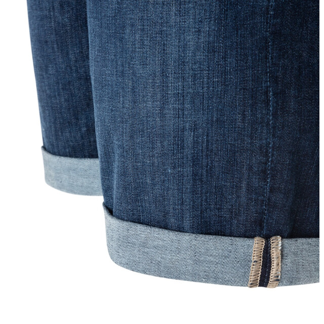MAC Jeans shorty, soft light denim blue denim 4150.35.0108 large