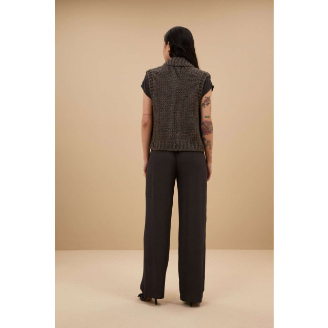 By-Bar Amsterdam Robyn viscose pants cafe noir 24518021-872 large