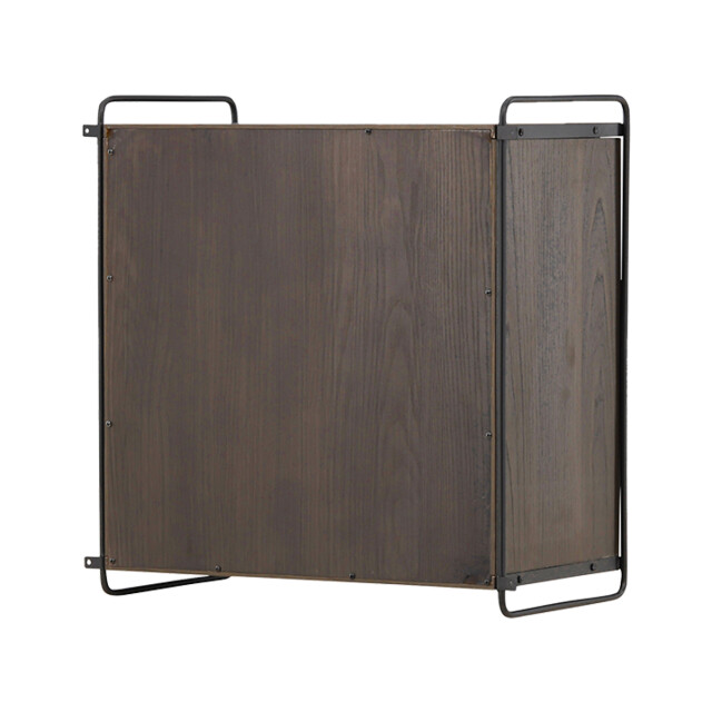 Nest living Marcus hangende houten wandkast walnoot 60 x 35 cm 2926873 large